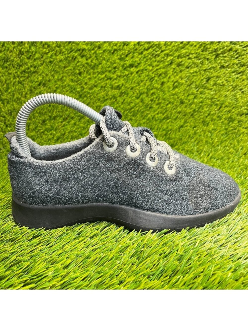 Allbirds Wool Runners Womens Size 6 Gray Black Athletic Walking Shoes Sneakers